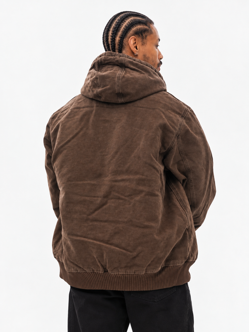 Vintage Washed Hooded Jacket