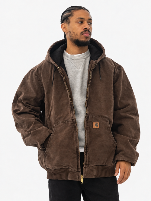 Vintage Washed Hooded Jacket