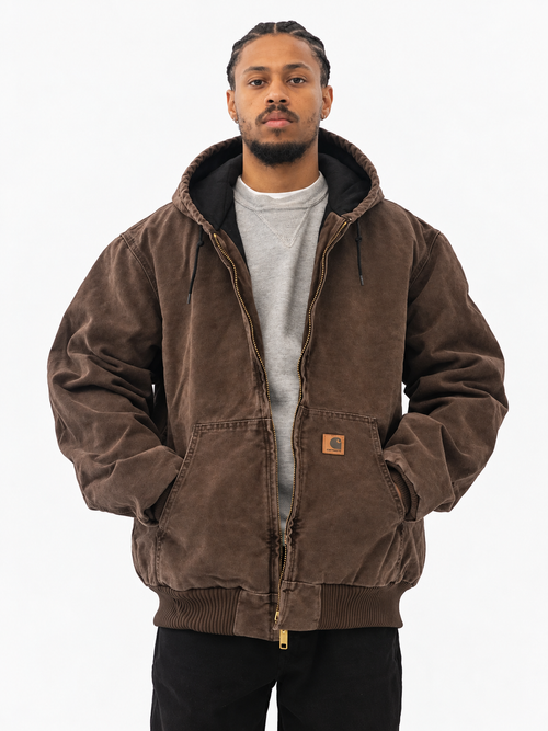 Vintage Washed Hooded Jacket
