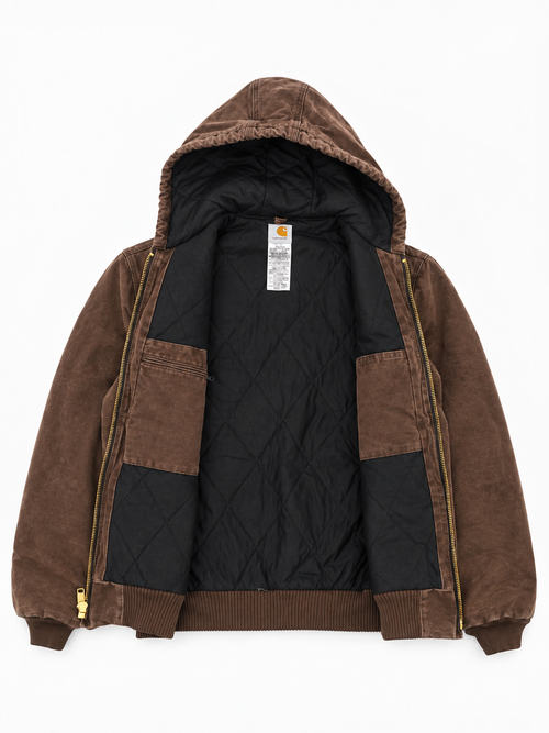 Vintage Washed Hooded Jacket