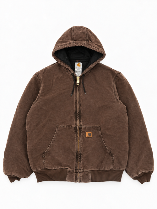 Vintage Washed Hooded Jacket