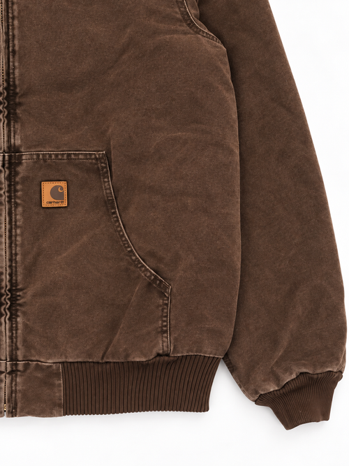 Vintage Washed Hooded Jacket