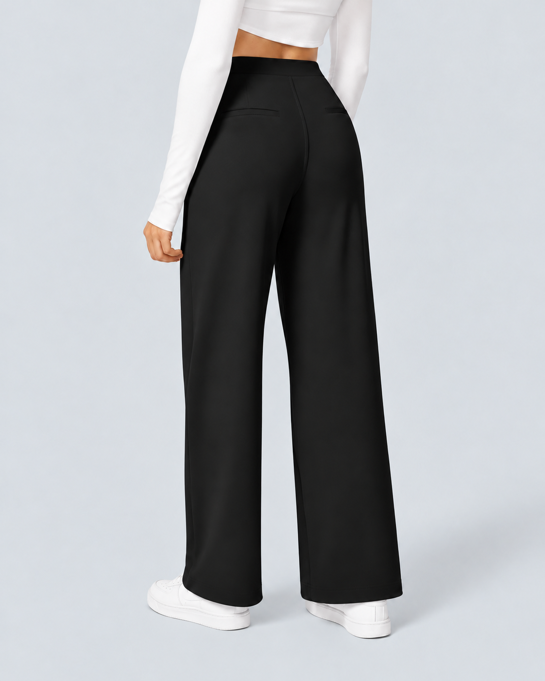 High-Waisted Work Pants