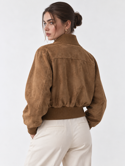 Faux Suede Jacket
