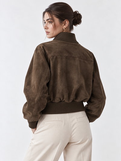 Faux Suede Jacket