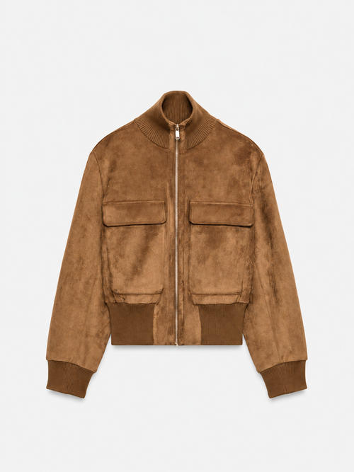 Faux Suede Jacket