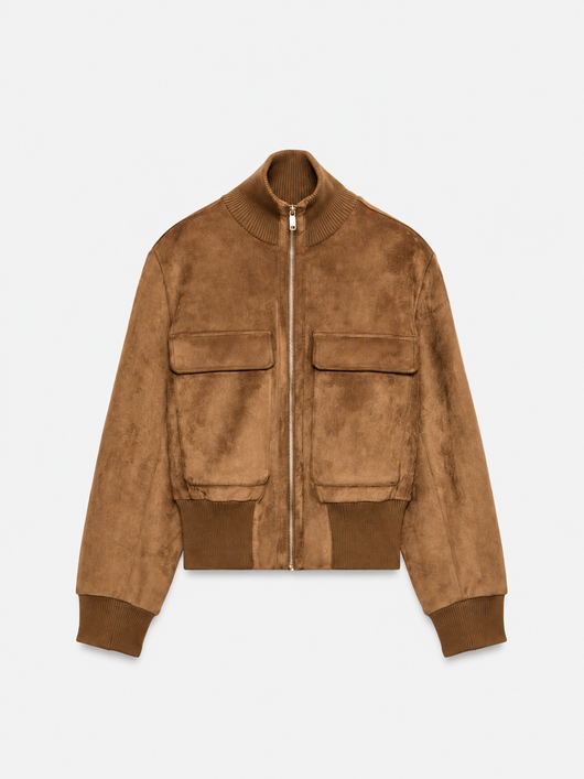 Faux Suede Jacket
