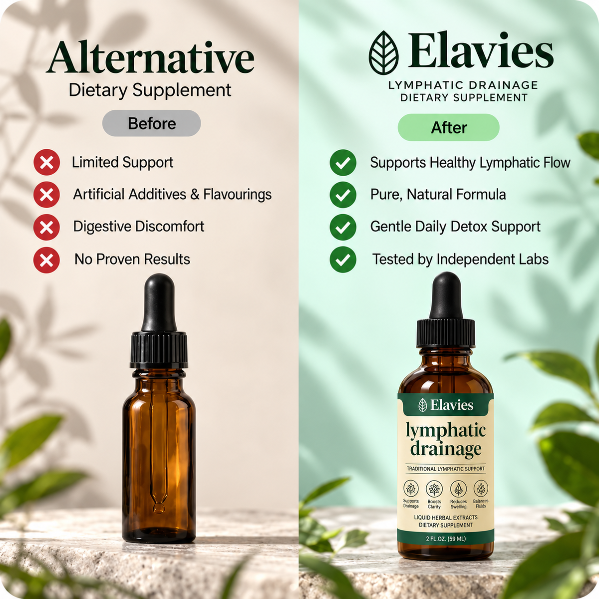 Elavies Lymphatic Drainage — Natural Drops